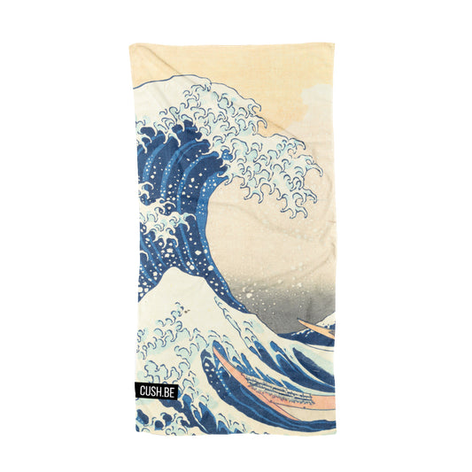 Плажна кърпа Голямата вълна край Канагава на Кацушика Хокусай