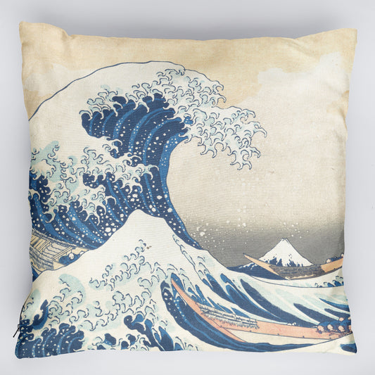 Възглавница Голямата вълна край Канагава на Кацушика Хокусай