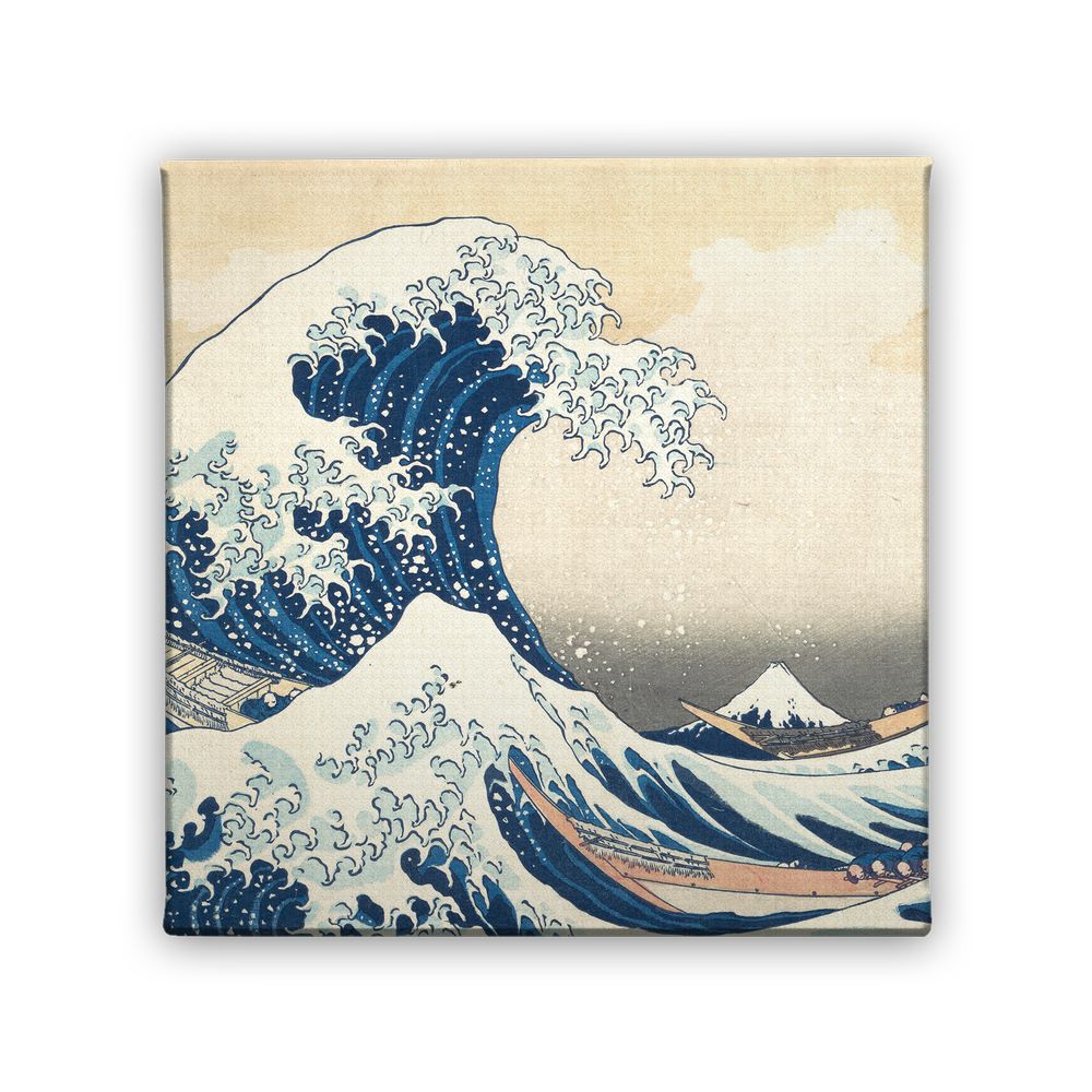 Картина Голямата вълна край Канагава на Кацушика Хокусай