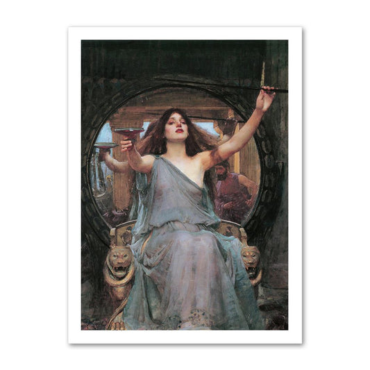 Плакат Цирцея предлага купата на Одисей на Джон Уотърхауз