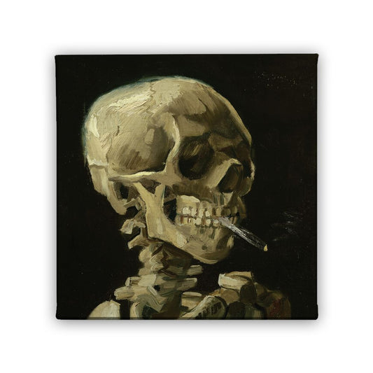 Картина Череп с горяща цигара на Винсент ван Гог
