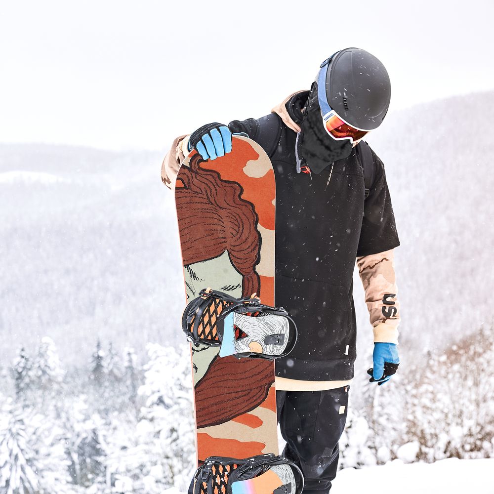 Сноуборд скин Хвърлящата киселина на Йожен Грасе