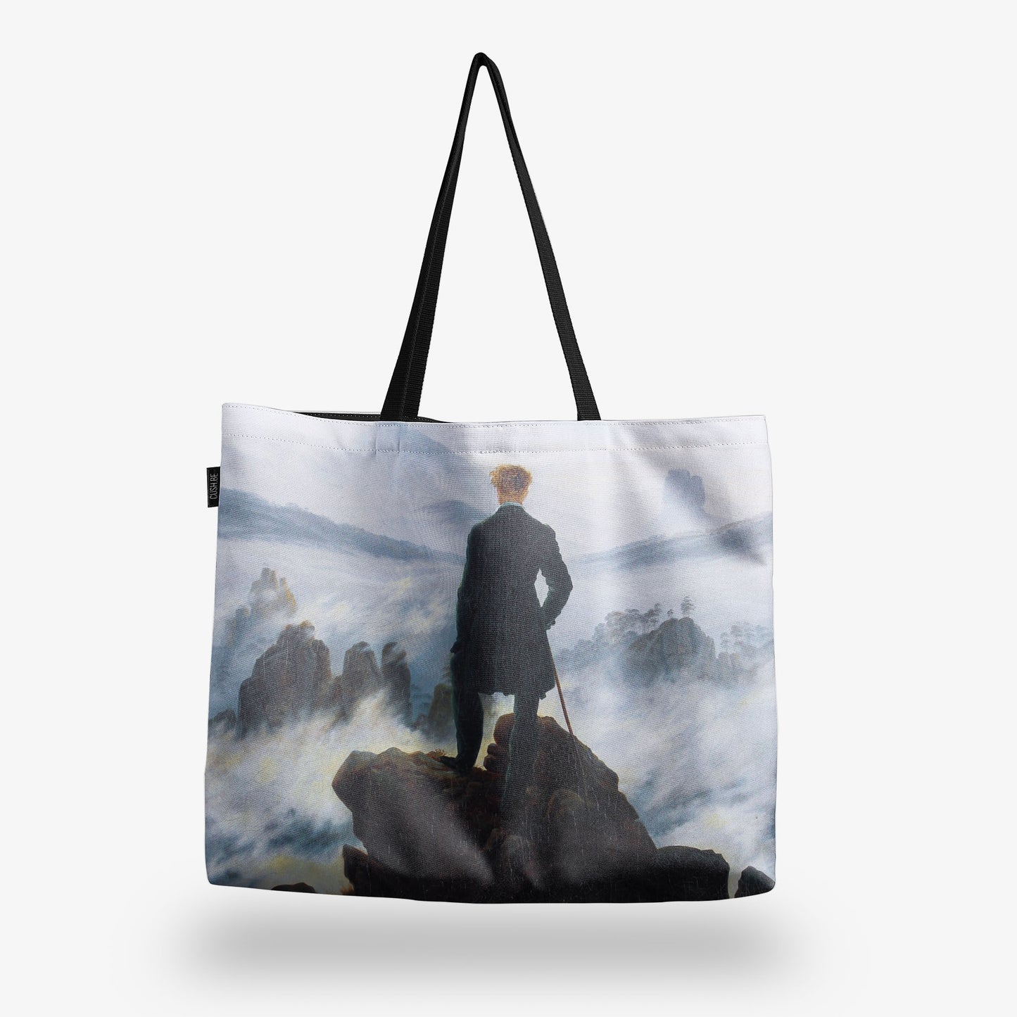 Голяма чанта Странник над море от мъгла на Каспар Давид Фридрих