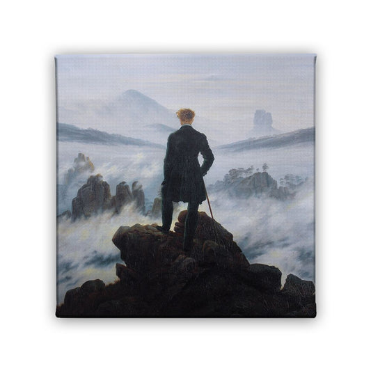 Картина Странник над море от мъгла на Каспар Давид Фридрих