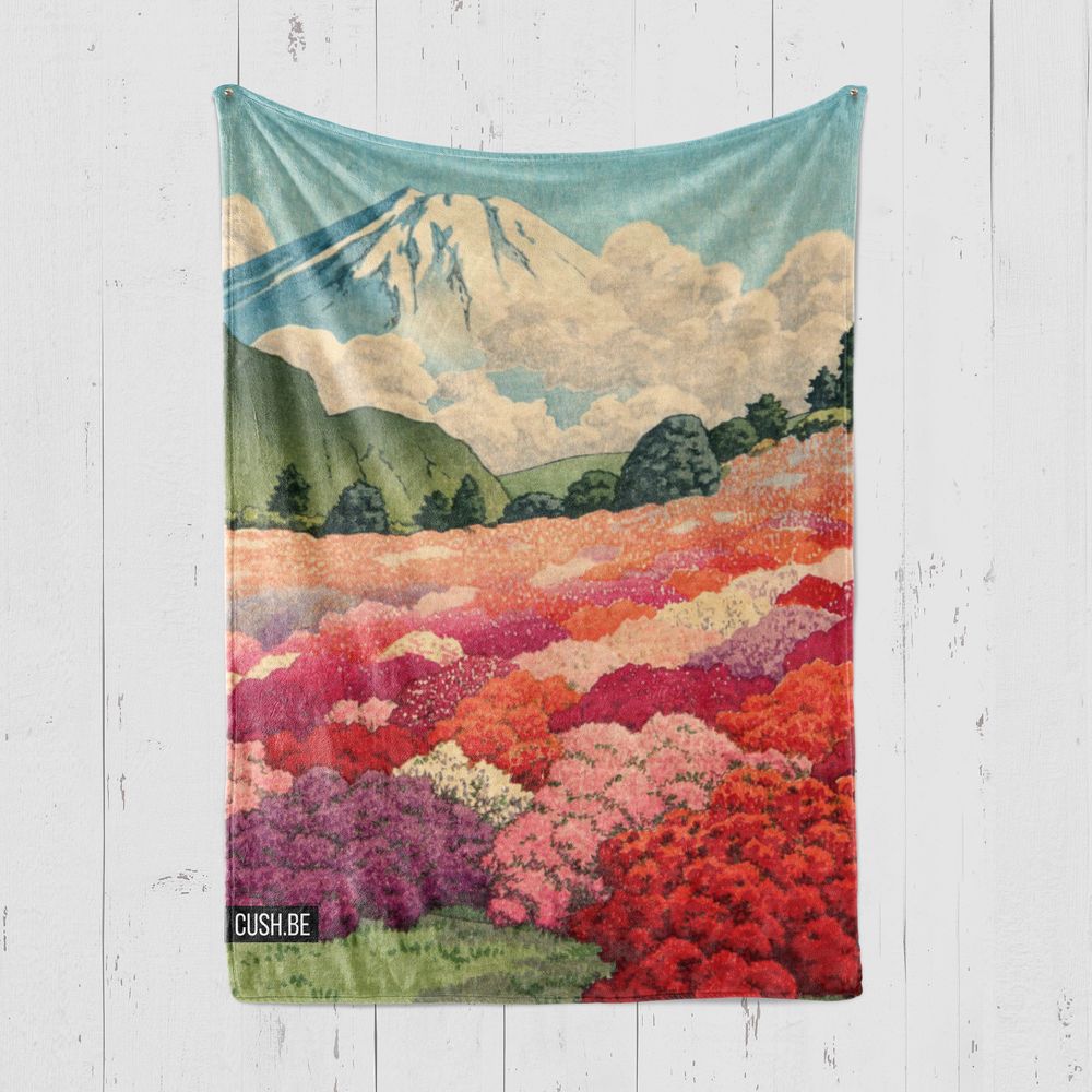 Одеяло Връх Фуджи на Кавасе Хазуи