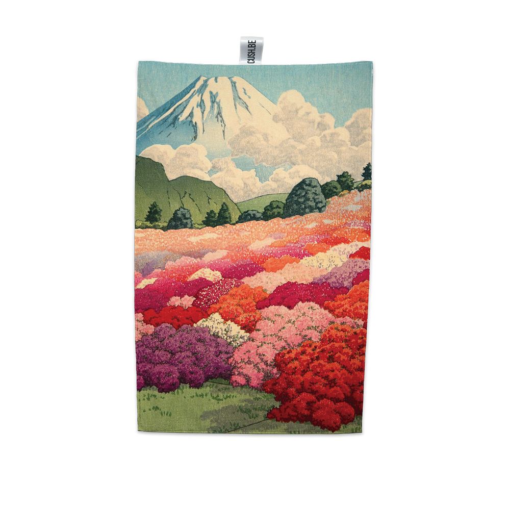 Домашна кърпа Връх Фуджи на Кавасе Хазуи