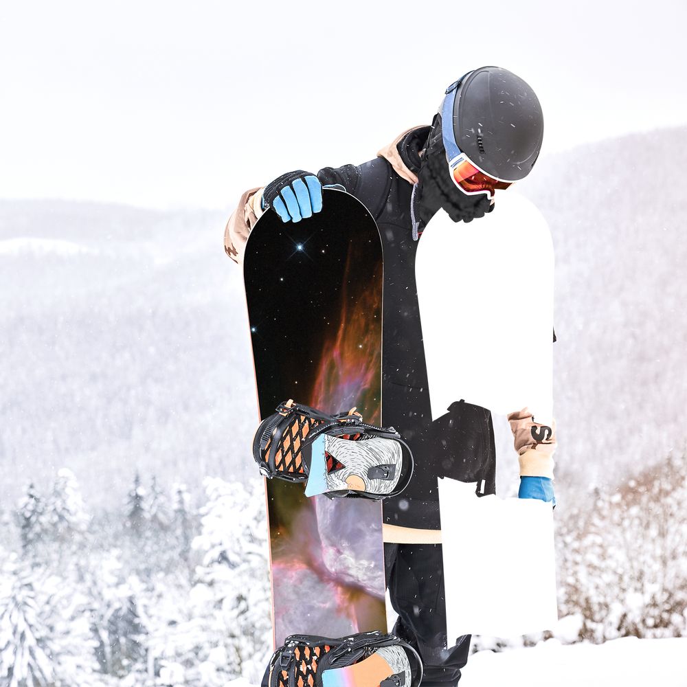 Сноуборд скин Пеперудена мъглявина