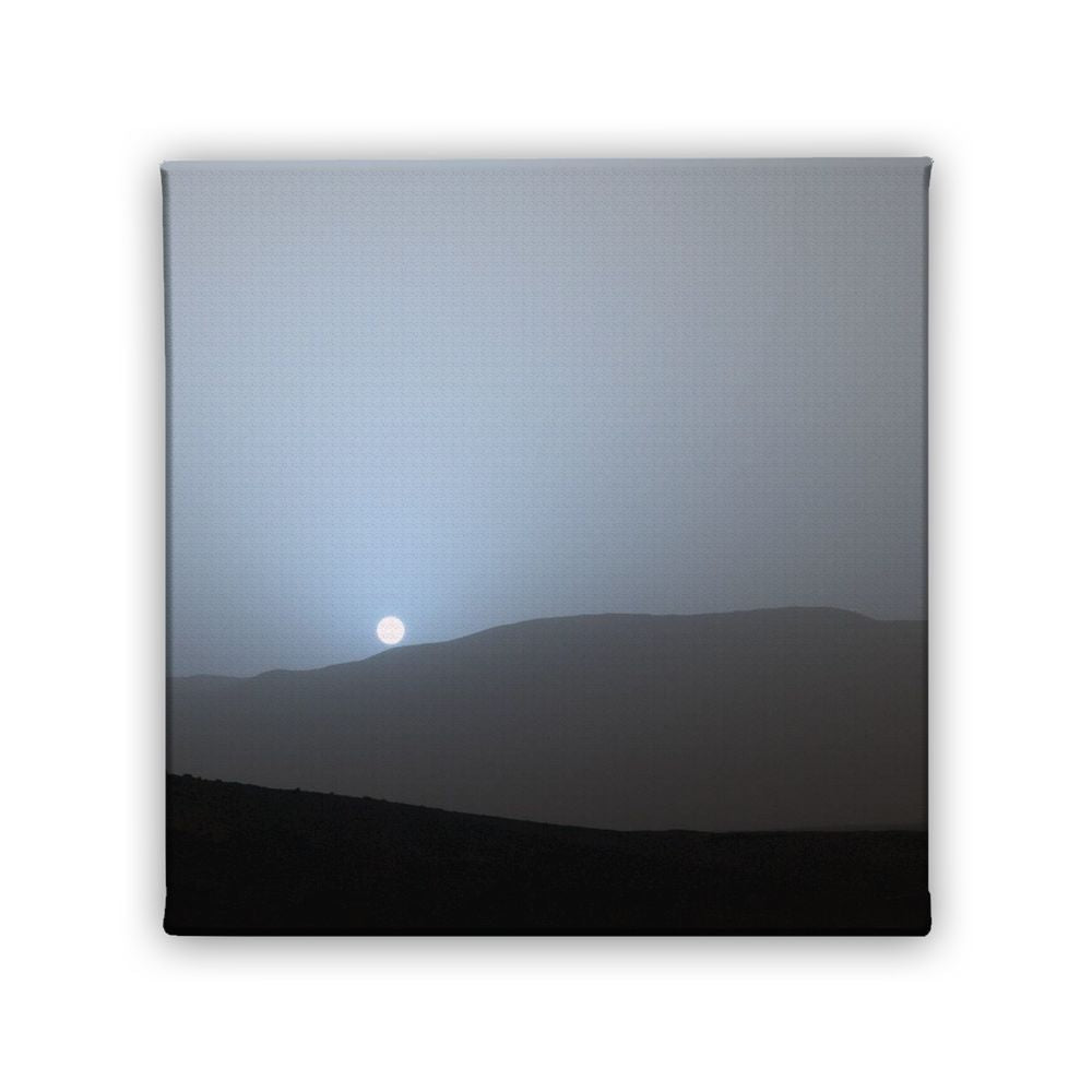 Картина Залез в кратера Гейл на Марс