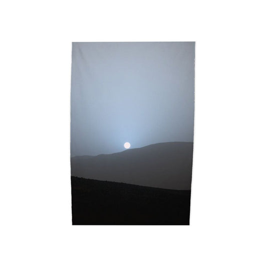 Домашна кърпа Залез в кратера Гейл на Марс