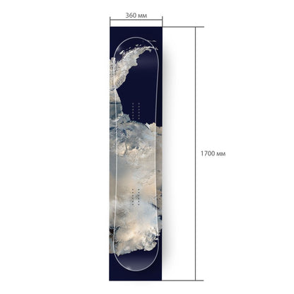 Сноуборд скин Антарктика