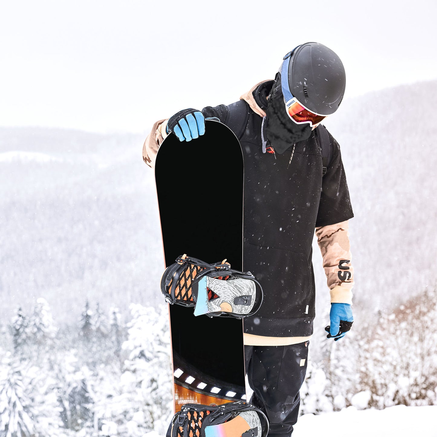 Сноуборд скин Back to the future