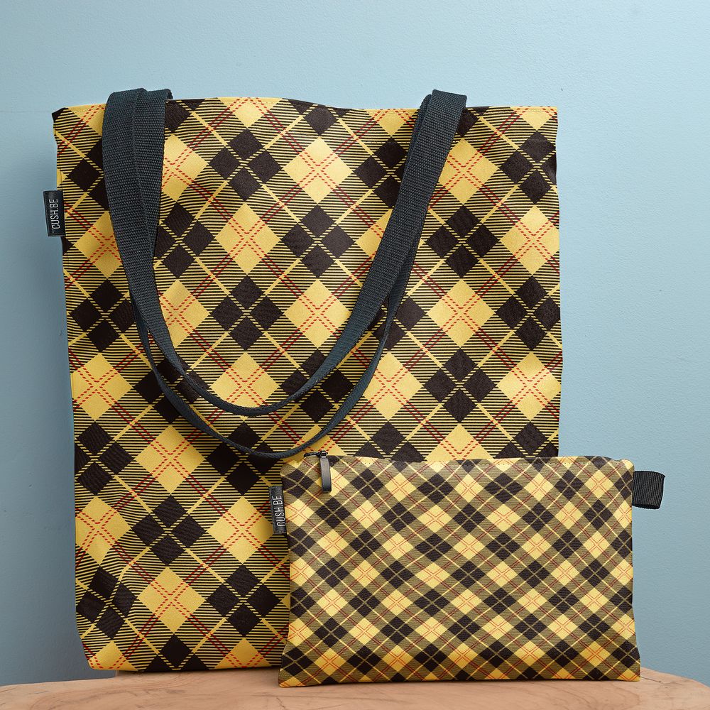 Чанта Плажен тартан