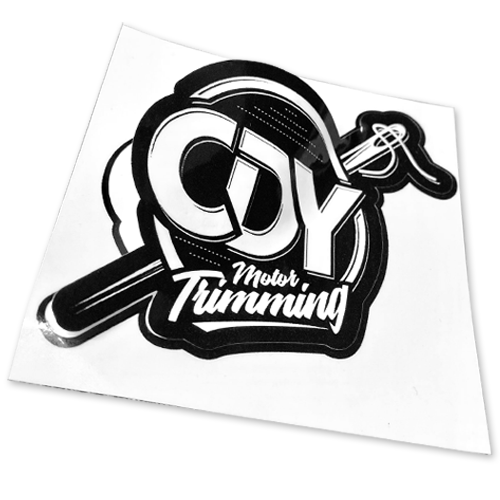 Изрязан стикер